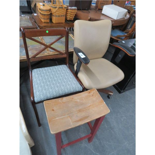 Stool Secretarial/Armchair - 3 Pc.