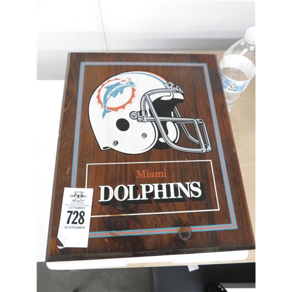 Miami Dolphin Plaque