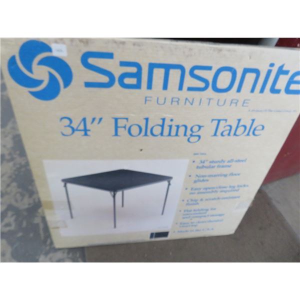 Samsonite Black Card Table