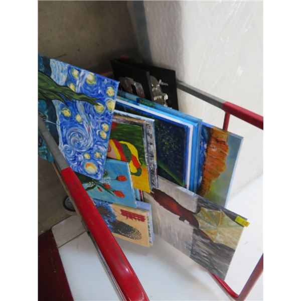 Assorted Unframed Classroom Wall Art