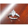 Image 7 : 18K WG Ring w/8 Round Cut Diamonds 4.2 g - Replacement