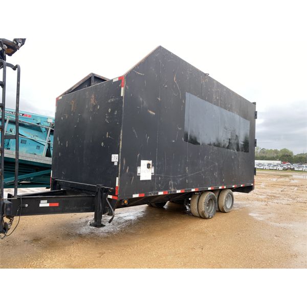 2017 MILLERTIME 102x22 BU DECK OVER Refuse Trailer