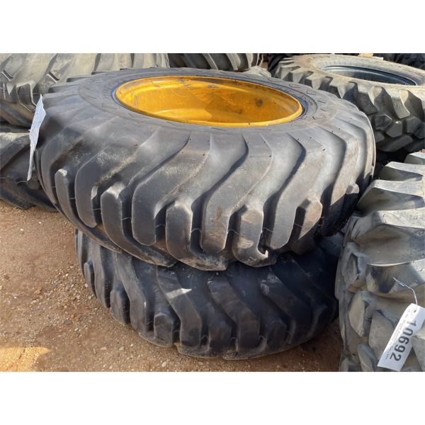 (2) 15.5-25 TIRES W/ RIMS