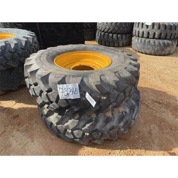 (2) 14.00-24 TIRES W/ RIMS