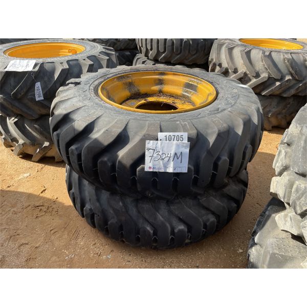(2) 15.5-25 TIRES W/ RIMS