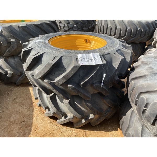 (2) 15.5-25 TIRES W/ RIMS