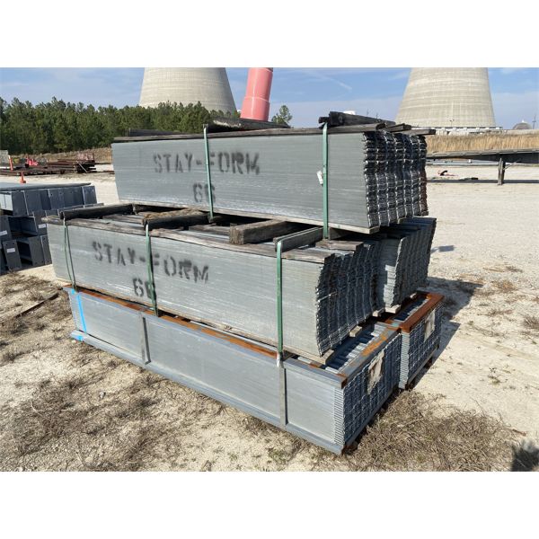 CONCRETE STAYFORM SHEETS J.M. Wood Auction Company, Inc.