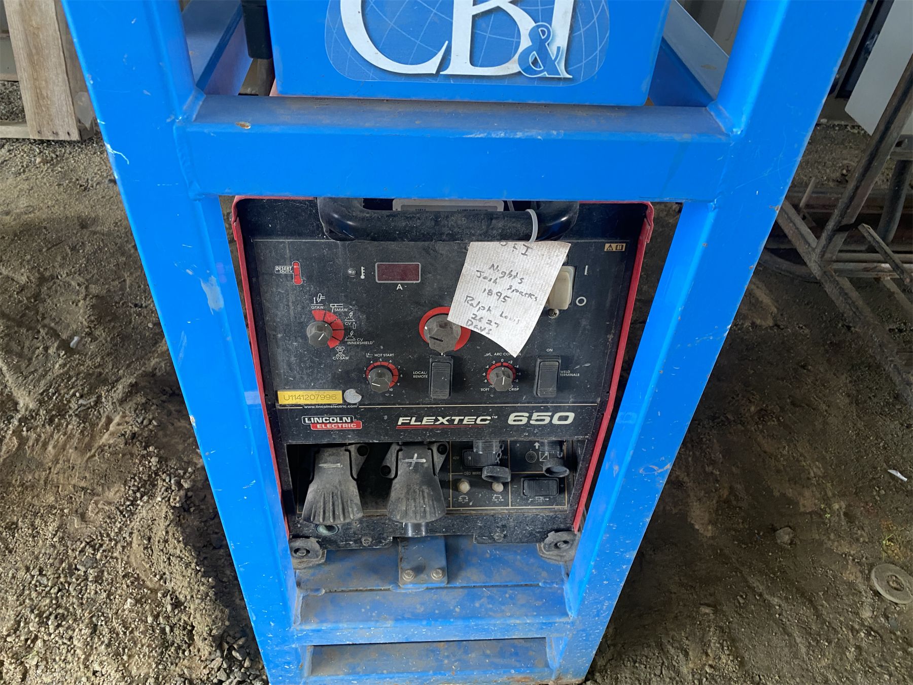 (2) LINCOLN ELECTRIC FLEXTEC 650 WELDERS J.M. Wood Auction Company, Inc.