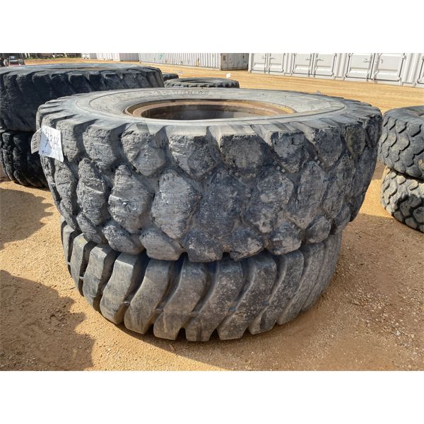 (2) 21.00-35 TIRES W/ RIMS