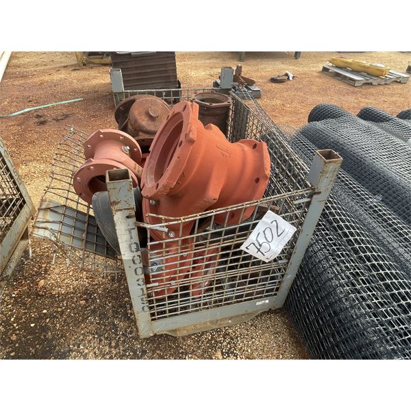 PARTS CAGE W/ VALVES & HYDRANT PARTS