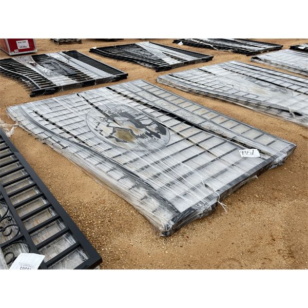 DEER SCENE 20' BI-PARTING IRON GATE