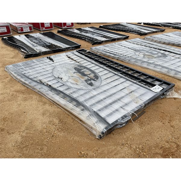 DEER SCENE 20' BI-PARTING IRON GATE