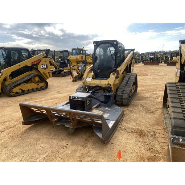 2015 CAT 299D XHP Skid Steer Loader - Mower