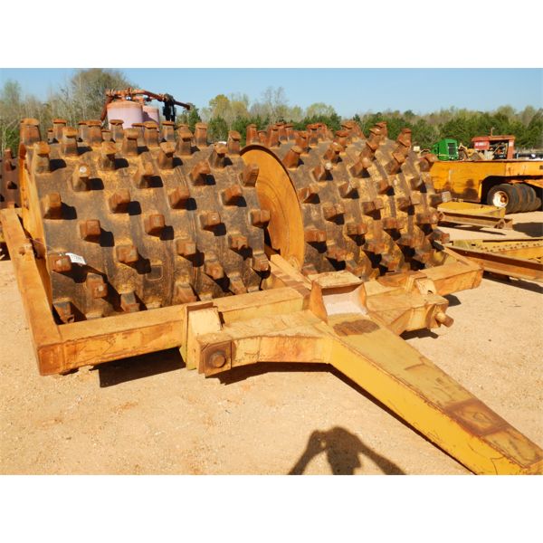 12' DOUBLE DRUM SHEEP FOOT ROLLER