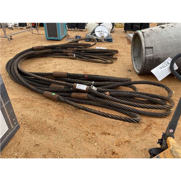 (9) 2-1/2  WIRE ROPE SLING