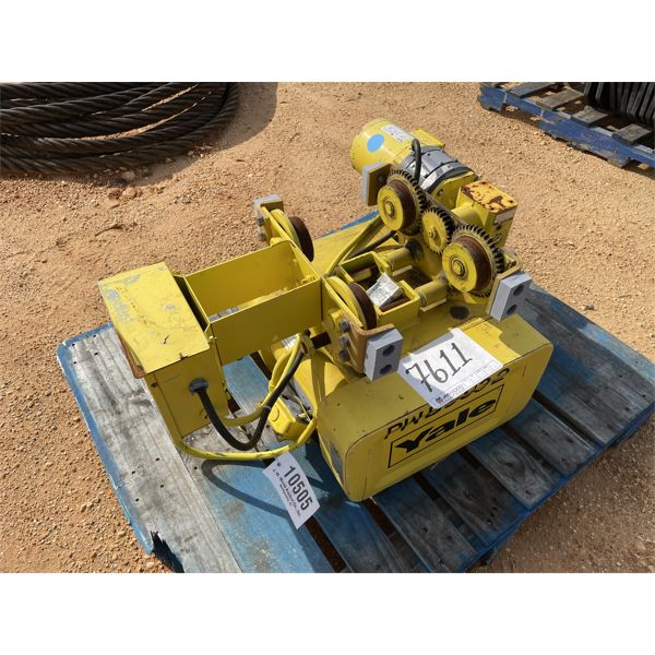 YALE CRANE TROLLEY W/ 2 TON WINCH