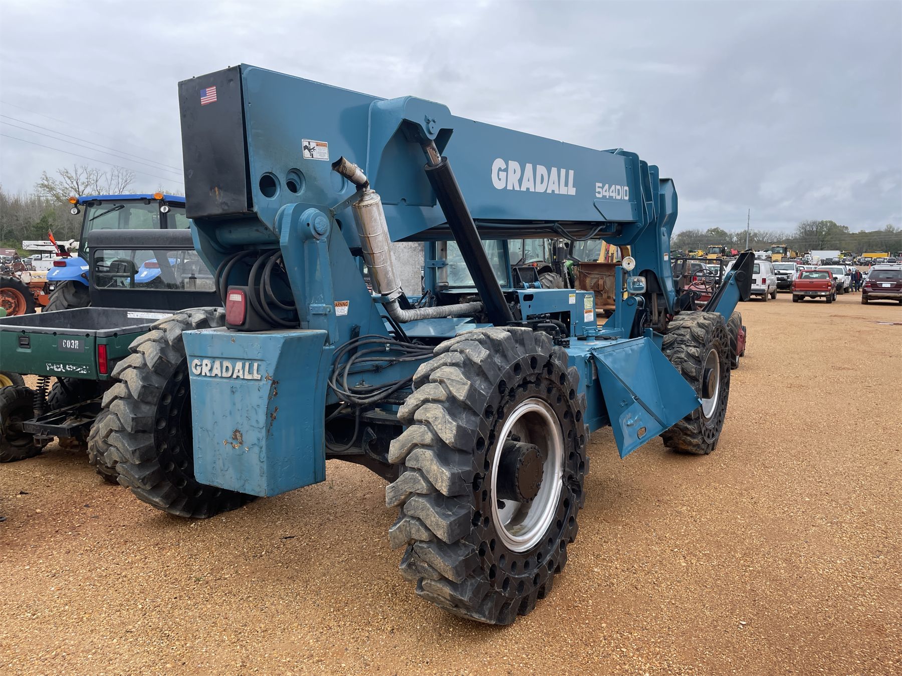 Gradall Telehandler Cab 2003 GRADALL 544D10 Forklift - Telehandler - J.M. Wood Auction Company ...
