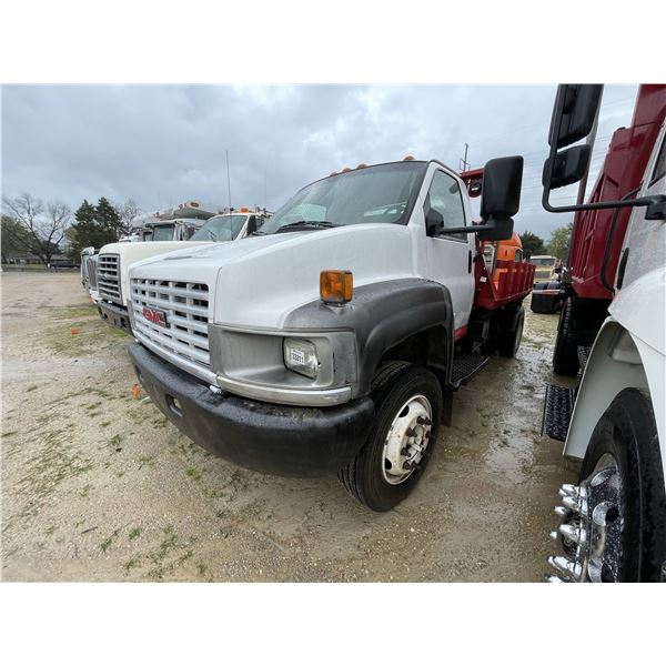 2008 GMC C5500 Flatbed Dump Truck