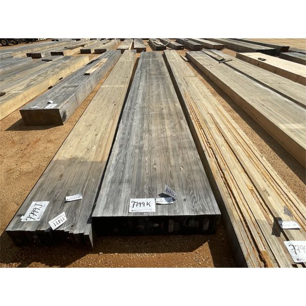 8" x 34" x 30' LAMINATED WOOD BEAM