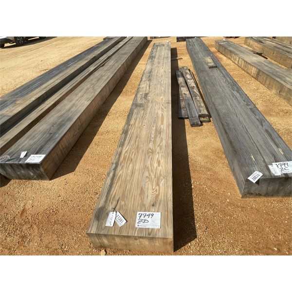 9" x 25" x 24' LAMINATED WOOD BEAM