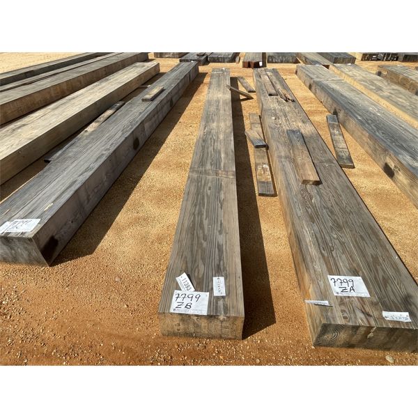 9" x 16" x 22' LAMINATED WOOD BEAM