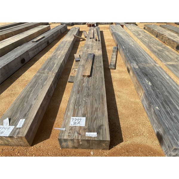 8" x 21" x 22' LAMINATED WOOD BEAM