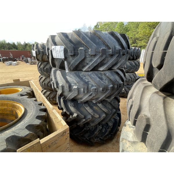 (4) 16.9/80-24 TIRES W/ RIMS