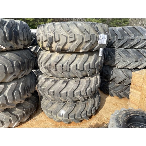 (4) 17.5-25 TIRES W/ RIMS