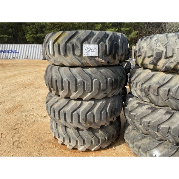 (4) 17.5-25 TIRES W/ RIMS