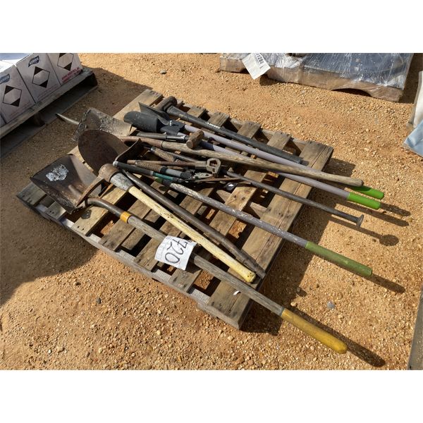 SHOVELS, PICKS, HAMMERS