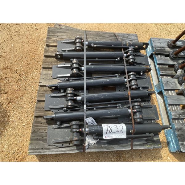 (7) HYD CYLINDERS & PLATES
