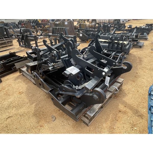(8) JCB COUPLERS & (2) FORK FRAMES