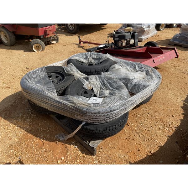 (4) 205/17R15 & (4)225/75R15 TIRES W/ RIMS