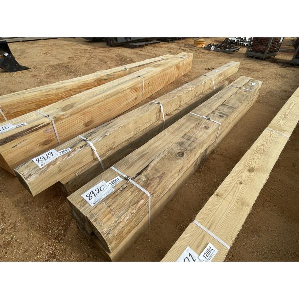 (4) 8" x 8" x 12' LUMBER