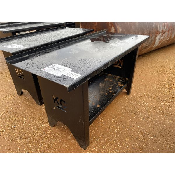 25" X 60" METAL TABLE