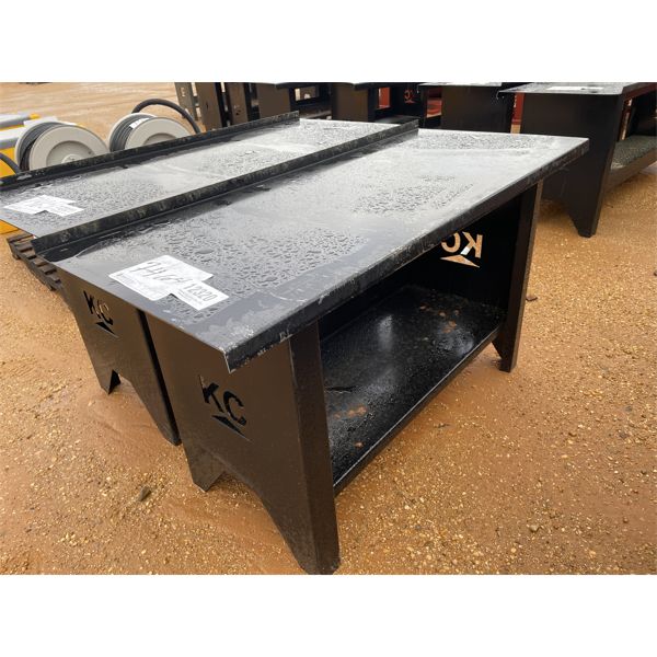 25" X 60" METAL TABLE