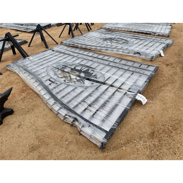 20' DEER SCENE IRON GATE