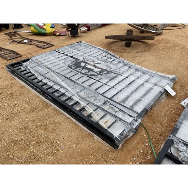 20' DEER SCENE IRON GATE