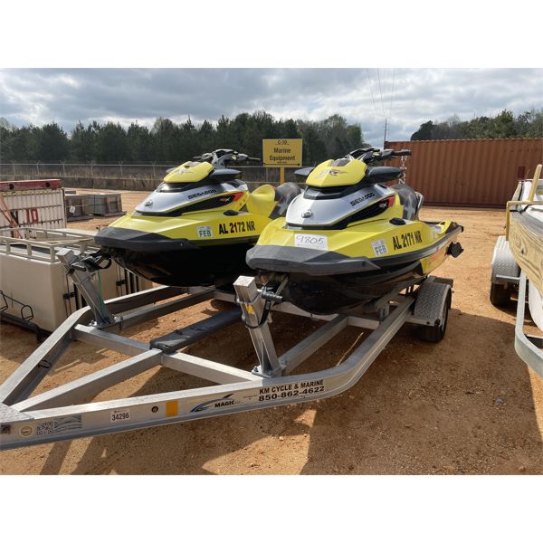 (2) 2015 SEA DOO RXT 260 JET SKIS