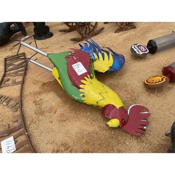 6' METAL ROOSTER