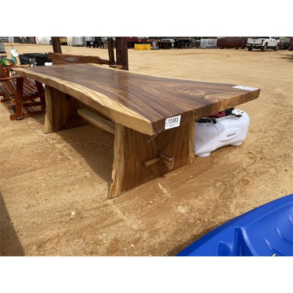 8' TEAKWOOD TABLE J.M. Wood Auction Company, Inc.