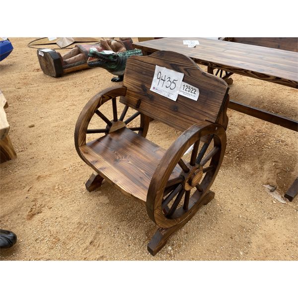 WAGON WHEEL CHAIR