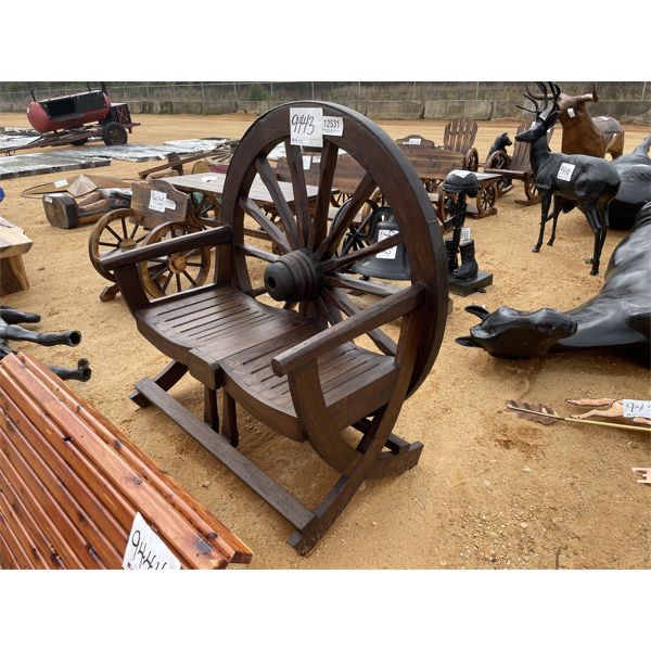 WAGON WHEEL BENCH
