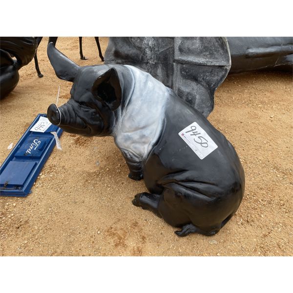 HAMPSHIRE HOG METAL ART