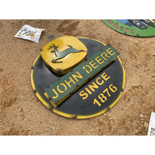 JOHN DEERE METAL ART SIGN