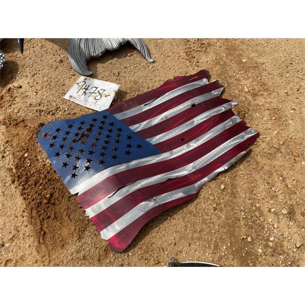 AMERICAN FLAG METAL ART