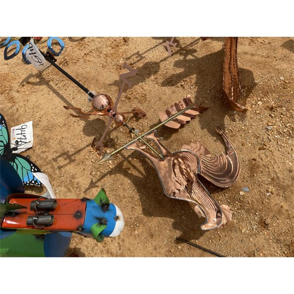 COPPER ROOSTER WEATHER VANE