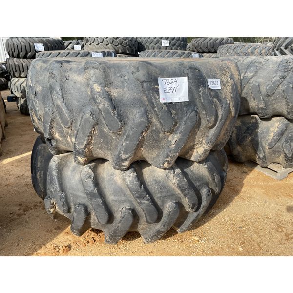 (2) 24.5-32 TIRES W/ RIMS