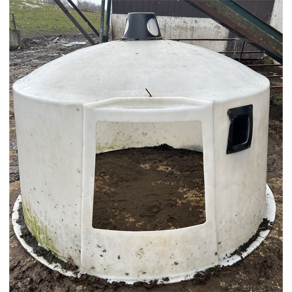 CALF CAP - POLY - 7 FOOT - WITH FEEDER