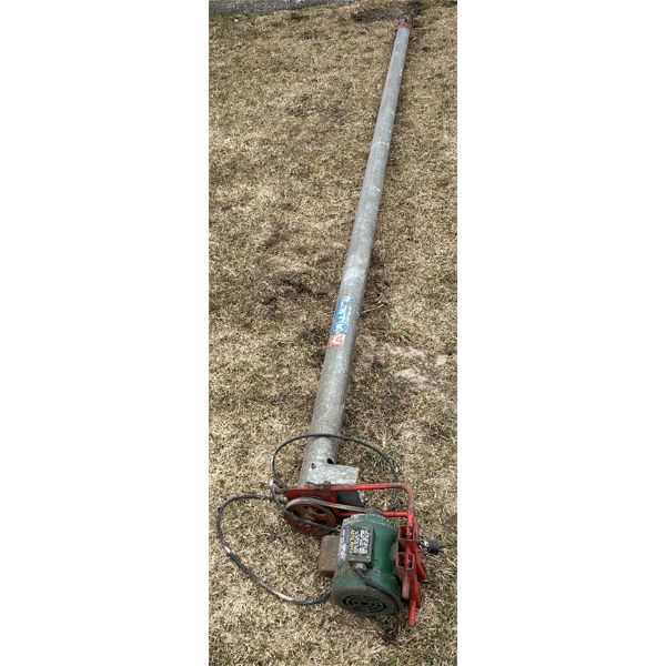 ALLIED GRAIN AUGER - 4 INCH X 15.5 FEET - DOERR 1/2 HP MOTOR